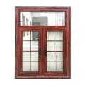 Brunei Rosewood Tempered Glass Filled With Argon Gas Thermal Insulation Corrosion Resistance Aluminium Casement Window For Home